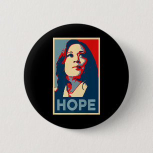 Empower Hope Joy Kamala Harris Obama Poster 47th S 6 Cm Round Badge