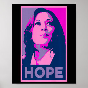 Empower Hope Kamala Harris Hope Poster 47th Vote W