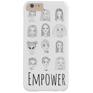Empower Ink Pen Feminist Doodle Drawing Barely There iPhone 6 Plus Case