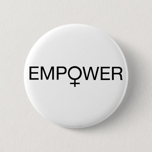 Empower Women Button Badge (Front)