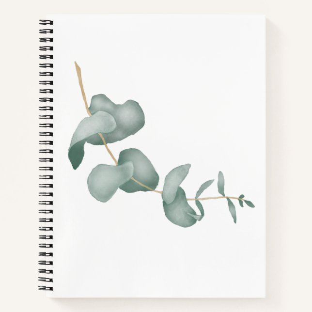 Empower Your Ideas: 8.5" x 11" Branded Notebooks (Front)