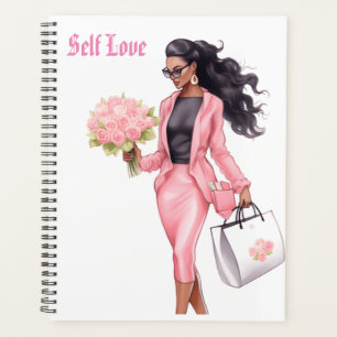 "Empower your journey with our self-love planner." Planner
