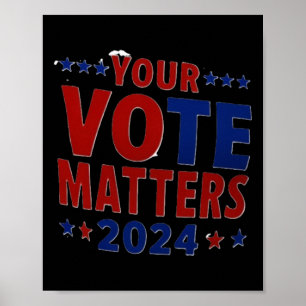 Empower Your Voice Vote In The 2024 U.s. Elections Poster