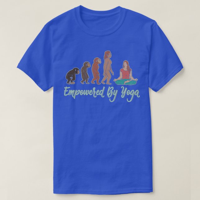 Empowerd By Yoga Evolution T-Shirt (Design Front)