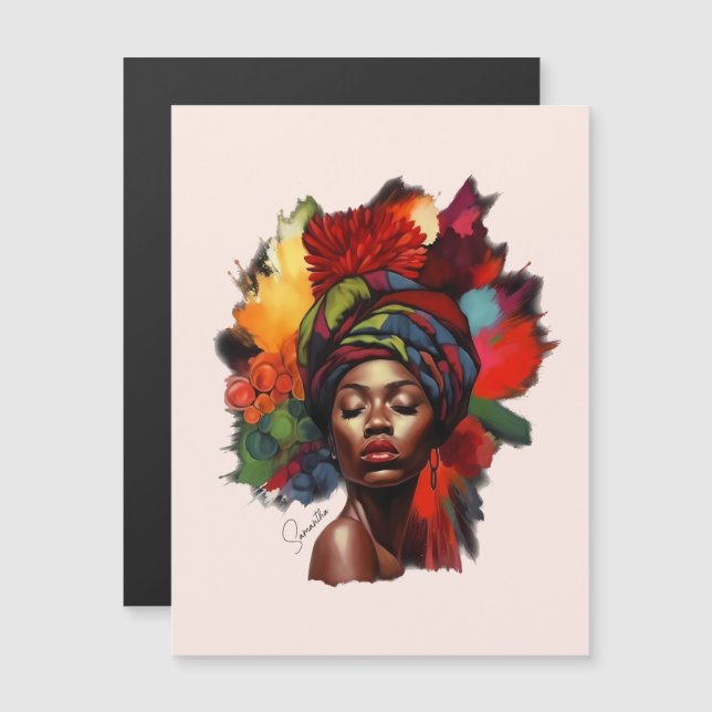 Empowered African-American Woman (Front/Back)