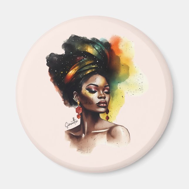 Empowered African-American Woman (2) Magnet (Front)