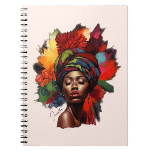 Empowered African-American Woman Notebook