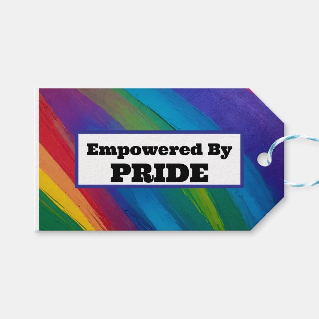 Empowered By Pride Gift Tag (Front (Horizontal))