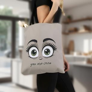 Empowered Gaze You Are Seen Tote Bag