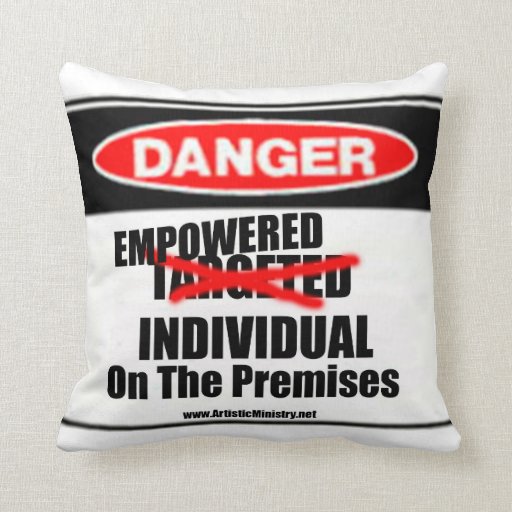 Image of Empowered Individual pillow