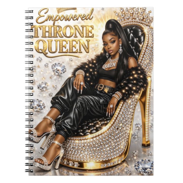 Empowered Queen Notebook (Front)