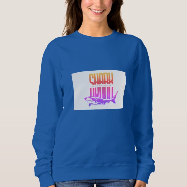 Empowered Shark Women’s Basic Sweatshirt (Front)
