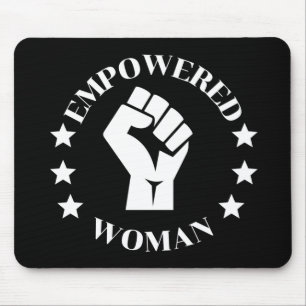 Empowered Woman Mouse Mat