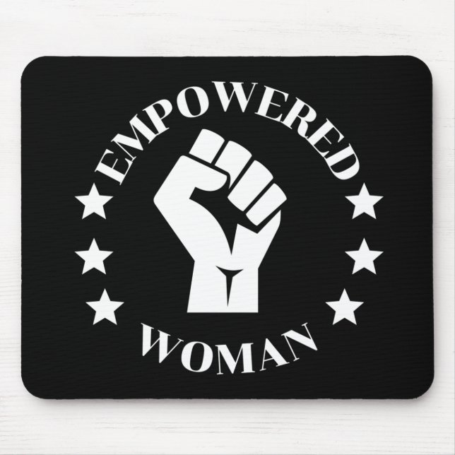 Empowered Woman Mouse Mat (Front)