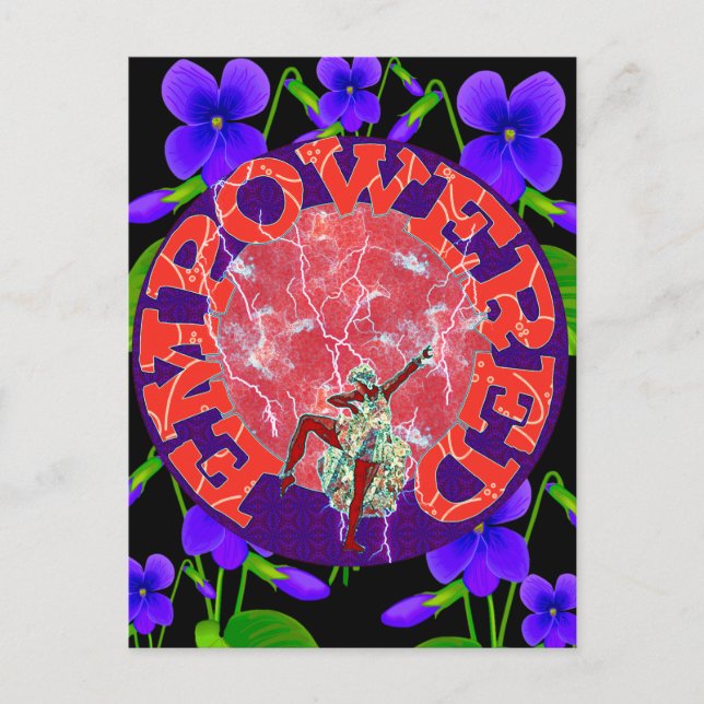 Empowered Woman Postcard (Front)