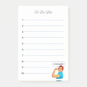 Empowered Woman To Do List Post-it Notes