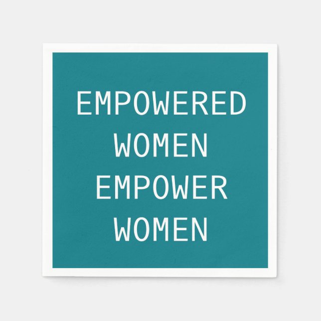Empowered Women Empower Cool RBG Napkin (Front)