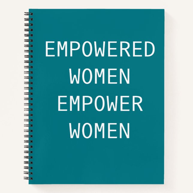 Empowered Women Empower Cool RBG Notebook (Front)