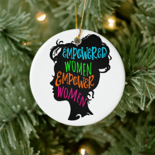 Empowered Women Empower Women Ceramic Tree Decoration