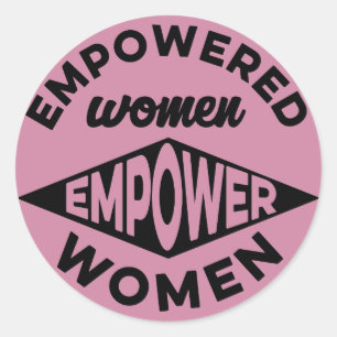 Empowered Women Empower Women Classic Round Sticker