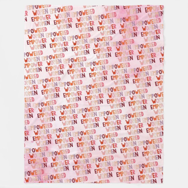 Empowered Women Empower Women Fleece Blanket (Front)