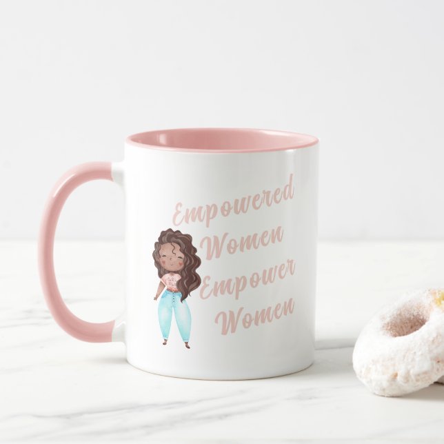 Empowered Women Empower Women Mug (With Donut)