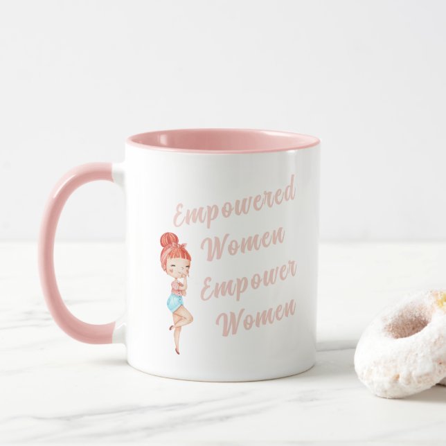 Empowered Women Empower Women Mug (With Donut)