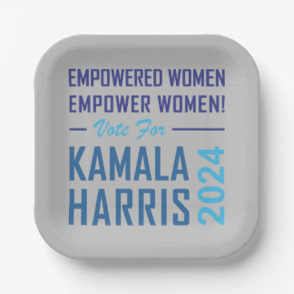 EMPOWERED WOMEN EMPOWER WOMEN! PAPER PLATE