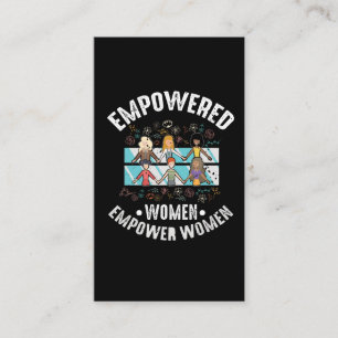 Empowered Women Feminist Inspirational Feminism Business Card