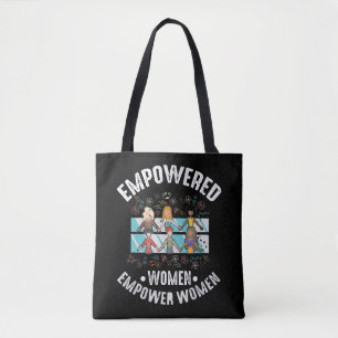 Empowered Women Feminist Inspirational Feminism Tote Bag