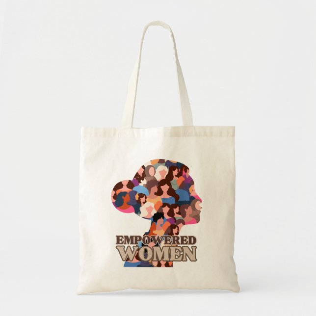 Empowered women  tote bag (Front)