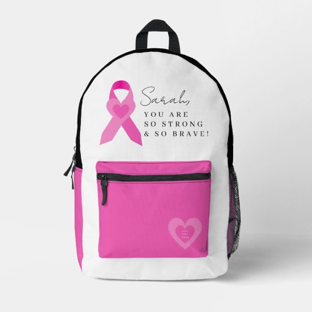 Empowering Breast Cancer Backpack (Front)