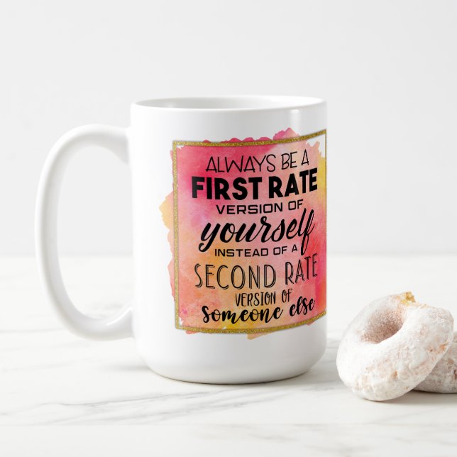 Empowering  coffee mug (With Donut)