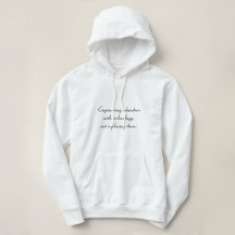 Empowering educators-Hooded sweat shirt for women