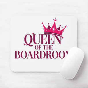 Empowering Female Leader Quote Pink Desk Mouse Mat