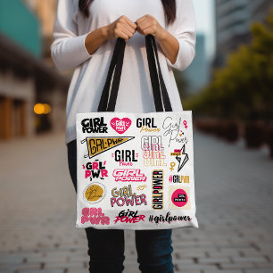 Empowering Girl Power Stylish and Functional  Tote Bag