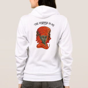 Empowering Goddess Art Spiritual Feminine Strength Hoodie