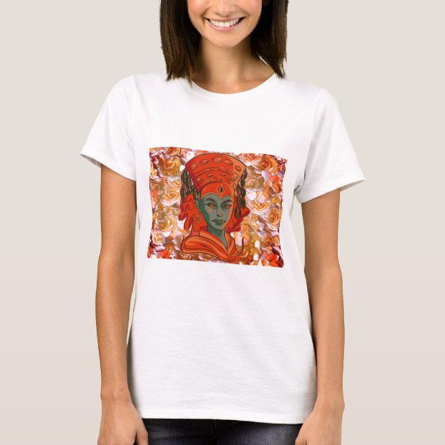 Empowering Goddess Art Spiritual Feminine Strength T-Shirt (Front)