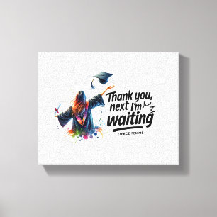 Empowering Inspirational Quote Canvas   "Thank You