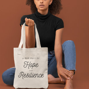 Empowering Inspiring Stylish Modern  Tote Bag