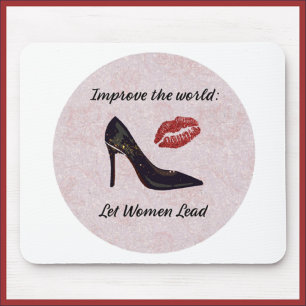 Empowering Let Women Lead Mouse Mat
