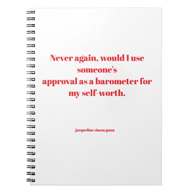 Empowering quotes notebook (Front)