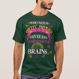 Empowering steminist girls teen women math science T-Shirt
