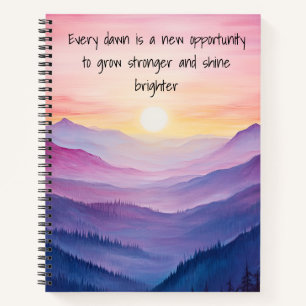 Empowering Sunrise Journal