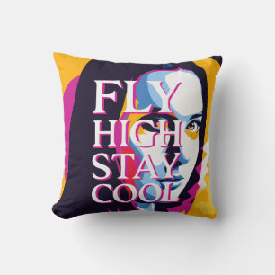 Empowering Woman: Bold, Stylish, Expressive Portra Cushion
