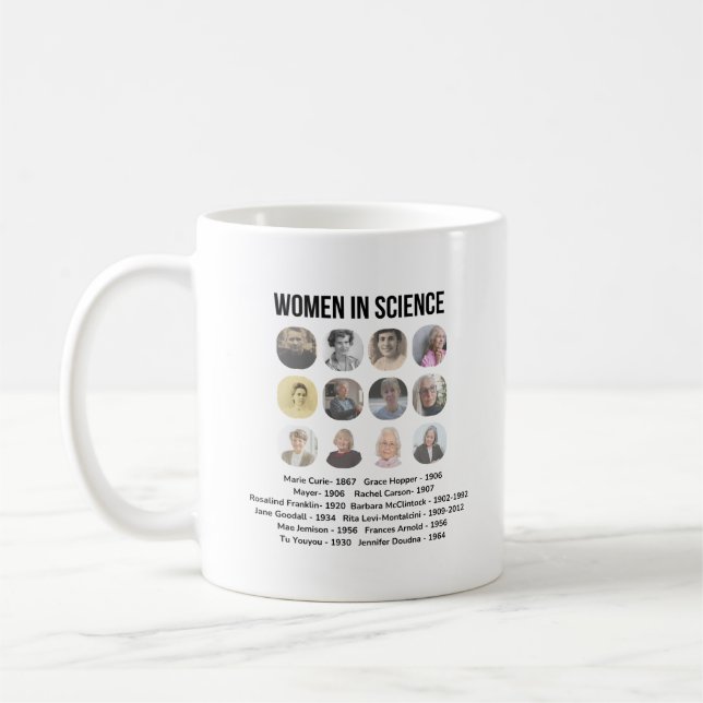 Empowering Women in Science: Wear Their Legacy! Coffee Mug (Left)