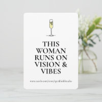 Empowerment Card for Women, Vibes & Power Quote