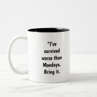 empowerment coffee mug,  Two-Tone coffee mug