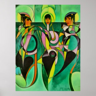 Empowerment Equals Equity Abstract Art Poster