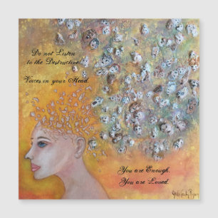 Empowerment Surreal Art Magnetic Card